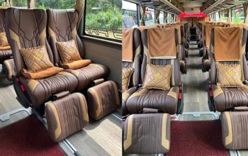 sewa bus legrest bandung